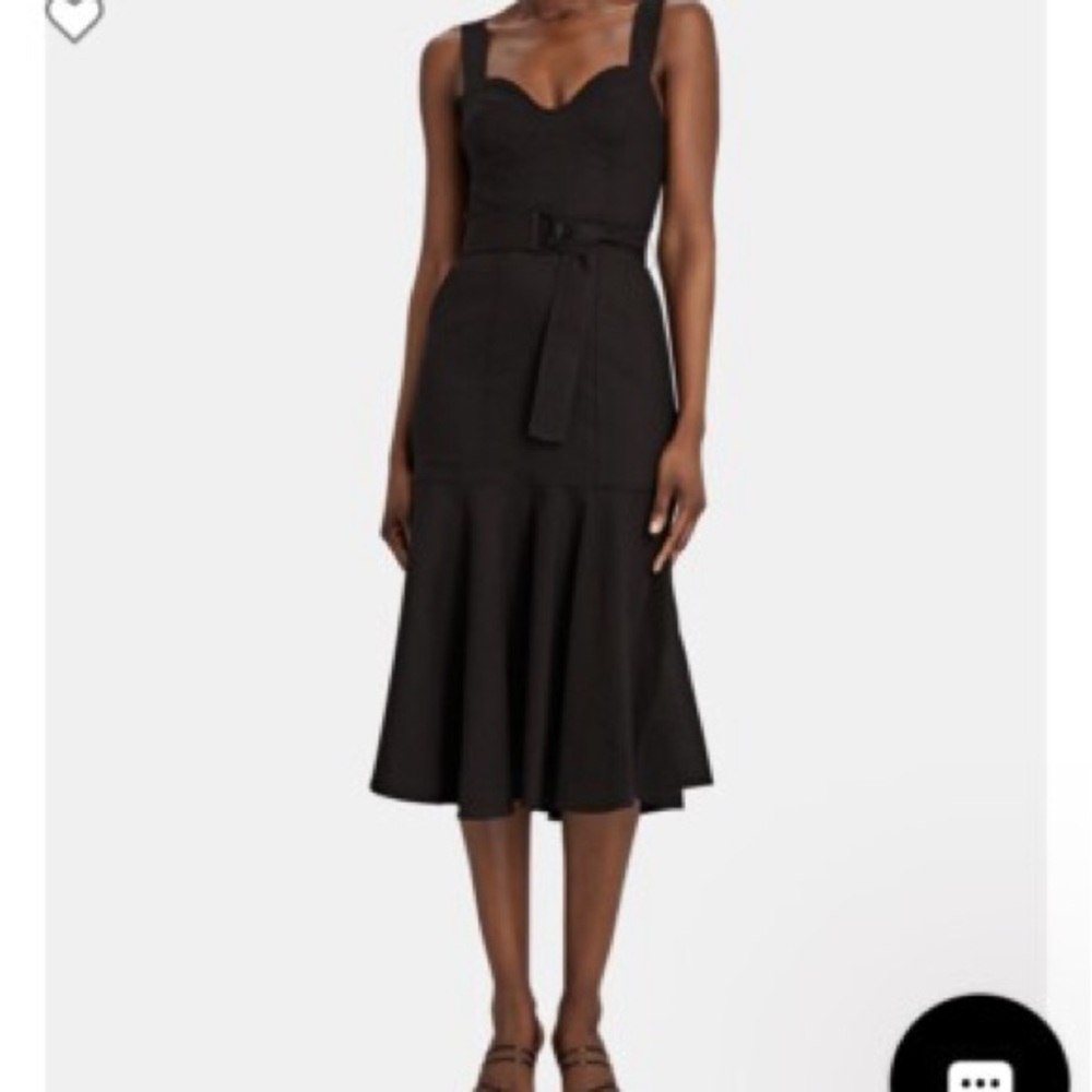 A.L.C. Sabrina Midi Dress black ALC size 2 NWT